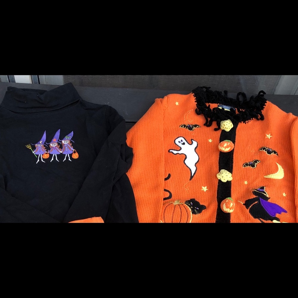 Lydia Jane Halloween Sweater and Turtleneck